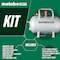 Metabo Hpt 10 Gallon ASME Certified Reserve Tank w/ Fittings and Regulator UA3810ABM - alternate 5